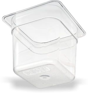 Inserto sexto StorPlus de policarbonato 6" profundidad transparente