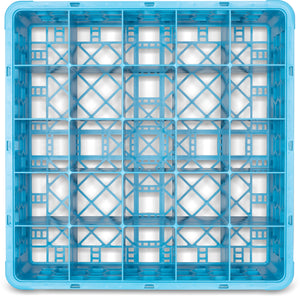 Rack OptiClean para vasos con 25 compartimentos y 1 extensión 5.56" azul Carlisle