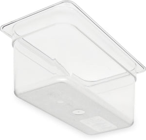 Inserto tercio StorPlus de policarbonato 6" profundidad transparente