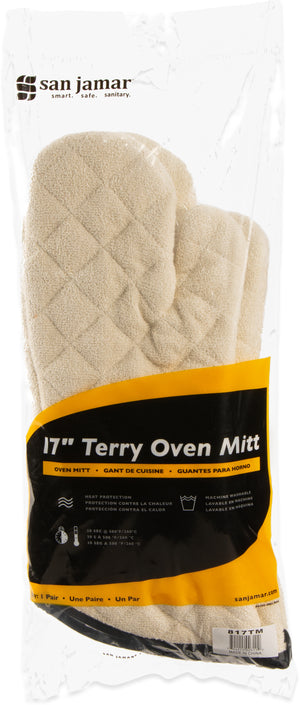 Guante térmico felpa beige