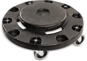Base rodante Bronco para bote redondo 20, 32, 44 y 55 galones negra