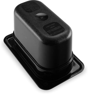 Inserto noveno StorPlus de policarbonato 4" profundidad negro