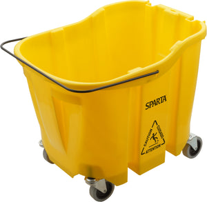 Cubeta OmniFit para trapeador 35 qt amarilla