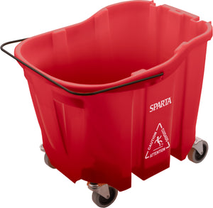 Cubeta OmniFit para trapeador 35 qt roja