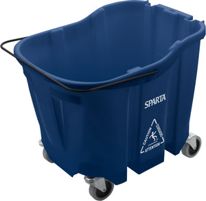 Cubeta OmniFit para trapeador 35 qt azul