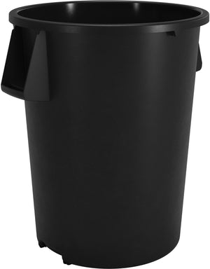 Bote de basura redondo Bronco de plástico 55 galones negro