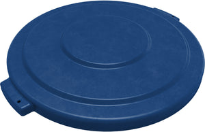 Tapa Bronco para bote redondo 32 galones azul