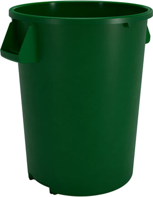 Bote de basura redondo Bronco de plástico 20 galones verde