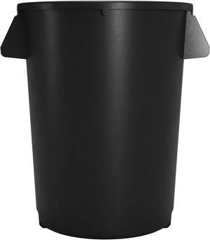 Bote de basura redondo Bronco de plástico 20 galones negro