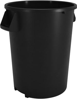 Bote de basura redondo Bronco de plástico 44 galones negro