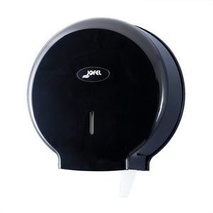 Dispensador Jofel Valor para papel higiénico jumbo 9" negro"