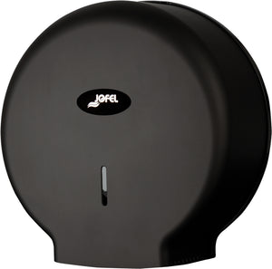 Dispensador Jofel Valor mate para papel higiénico jumbo 10" negro"