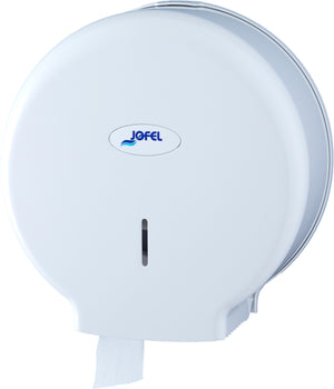 Dispensador Jofel Valor para papel higiénico jumbo 10" blanco"