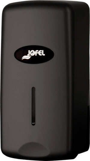 Dispensador manual Jofel Valor para jabón líquido y loción 1 L negro mate