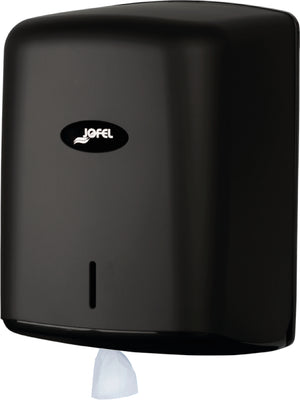 Dispensador Jofel Valor Centerpull mate para toalla de papel 8" negro"
