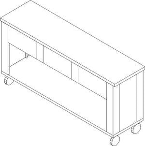 Mostrador DineXpress slim con cubierta sólida pozos 72" x 19" acero inoxidable