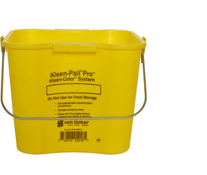 Cubeta sanitaria Kleen-Pail PRO Kleen-Color 6 qt amarilla