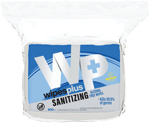 Repuesto de Toallitas Sanitizantes WipesPlus Sin Alcohol 800 Piezas