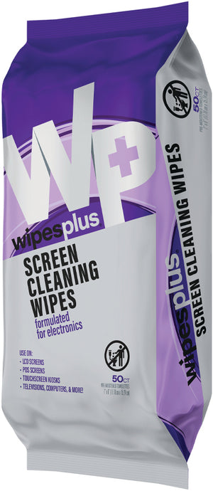 Toallitas WipesPlus para Limpieza de Pantallas 50 Piezas