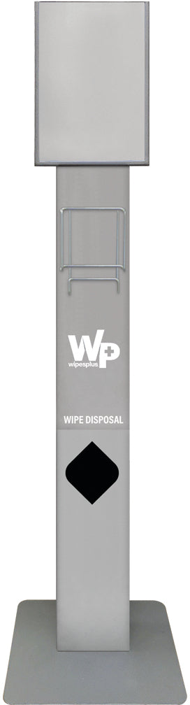 Estación WipesPlus para Toallitas de Carrito 14.6" Gris