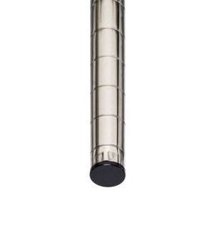 Poste Metro Super Erecta SiteSelect acero inoxidable 1 x 1 pulg SES-POST-SW