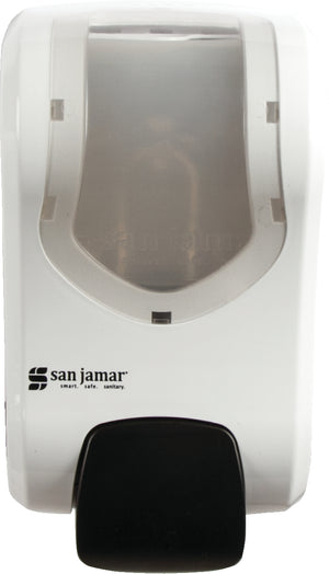 Dispensador manual Summit Rely para jabón en espuma 900 ml blanco/transparente