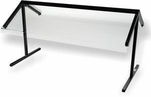 Canal ridge estándar para protector antiestornudos Five Star 6 pies negro