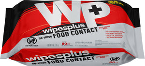 Paquete de Repuesto WipesPlus No-Rinse para Superficies de Contacto con Alimentos 80 Piezas