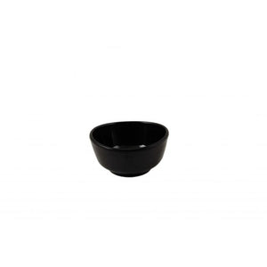 Bowl de melamina negro 11 oz 4 1/2" x 2 1/4"
