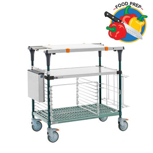 Repisa Metro Super Erecta Pro de 2 repisas 19.4 x 35.125-39.125 pulg