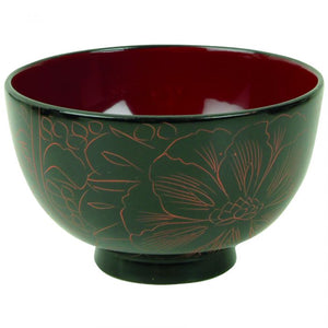 Bowl de madera para arroz y sopa miso 10.5 oz 4-1/4"