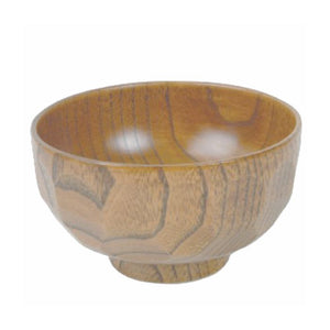 Bowl de madera para arroz y sopa miso 10.5 oz 4-3/4"