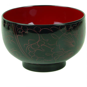 Bowl de madera para arroz y sopa miso 9 oz 4" modelo 45-3