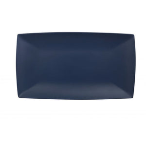 Charola rectangular Classic Stone Blue de melamina 9-1/2" x 5-1/4" x 3/4" profundidad