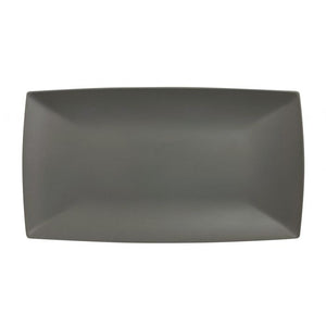 Charola rectangular Classic Stone Grey de melamina 9-1/2" x 5-1/4" x 3/4" profundidad