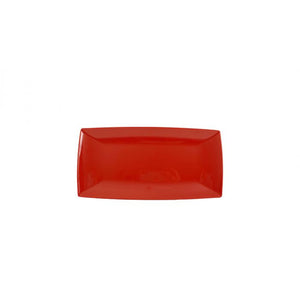 Charola de melamina 13" x 6-1/2" 1" profundo Pure Red