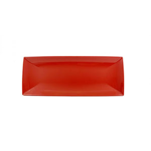 Charola de melamina 20" x 8" 1-3/8" profundo Pure Red