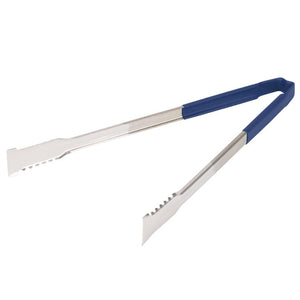 ​​16" acero inoxidable de una pieza pinzas con Versagrip™ ends y azul Kool-Touch® mango