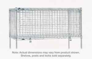 Metro SECM2430NS Super Erecta Security Module, acero inoxidable, 24 pulg x 30 pulg x 20 pulg 24 x 30 x 20 pulg