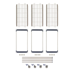 Rack de secado Metro para charolas 26.3125 x 67.3125 pulg MAX4-PRVX2