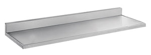 Cubierta de acero inoxidable 304 calibre 16 36 x 25 pulg con respaldo de 5 pulg