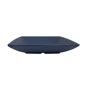 Tazón cuadrado para ensalada Classic Stone Blue de melamina 28 oz 8-1/2" x 8-1/2" x 1-5/8" profundidad