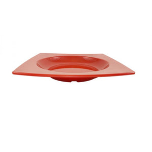 Bowl para pasta de melamina 22 oz 10-1/2" 1-3/8" profundo Pure Red