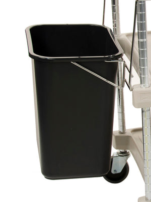 Bote de basura Metro con soporte 14.75 x 16.25 pulg