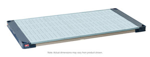 MetroMax 4 Plastic industrial repisa con Solid Mat