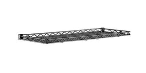 Repisa Metro Super Erecta cristal ahumado 11.75 x 1.5 pulg