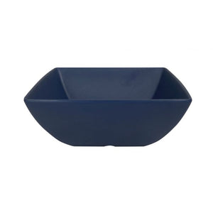Tazón cuadrado Classic Stone Blue de melamina 22 oz 5-1/2" x 5-1/2" x 2-1/4" profundidad