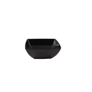 Bowl cuadrado de melamina negro 60 oz 8" x 3 1/4"