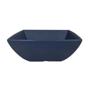 Tazón cuadrado Classic Stone Blue de melamina 60 oz 8" x 8" x 3-1/4" profundidad