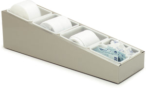 Organizador para Tapas y Condimentos 25" Plateado